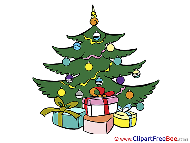 Christmas Tree Clip Art Image for free