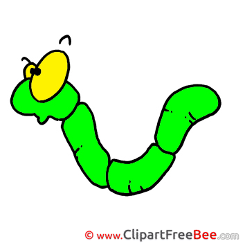 Green Worm Clip Art download for free