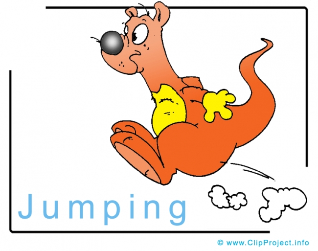 Jumping Clip Art Image free