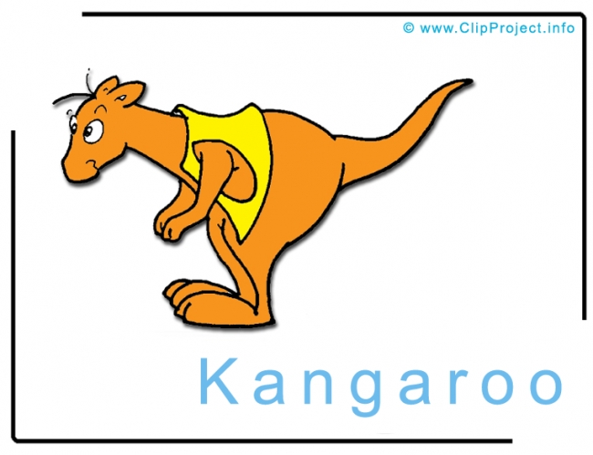 Kangoroo Clip Art Image free