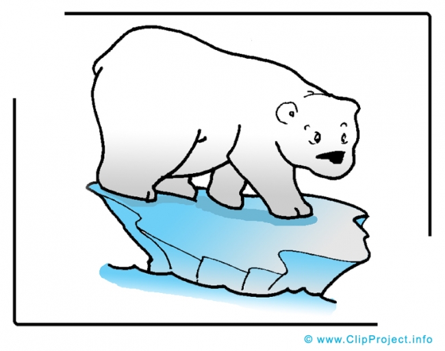 Polar Bear Clip Art Image free - Animals Clip Art free