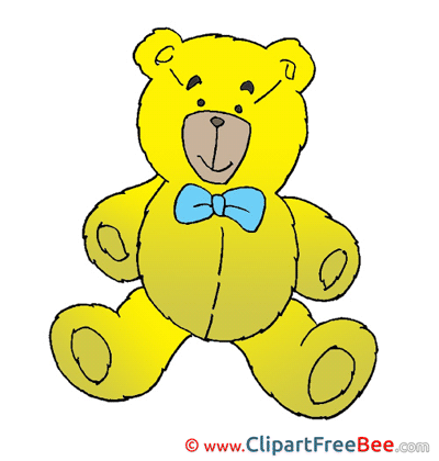 Teddy Bear download printable Illustrations