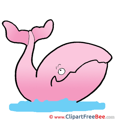 Whale Cliparts printable for free