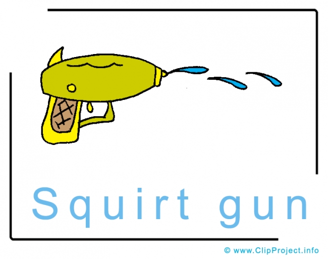 Squirt Gun Clip Art free