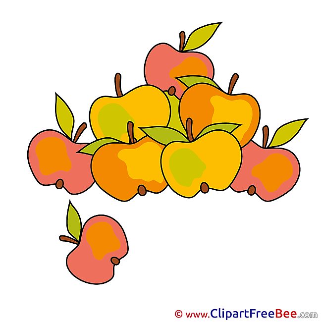 Apples Clipart Autumn free Images