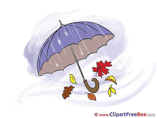 Rain Umbrella Autumn download Illustration
