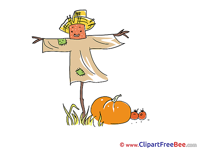 Scarecrow Clipart Autumn free Images