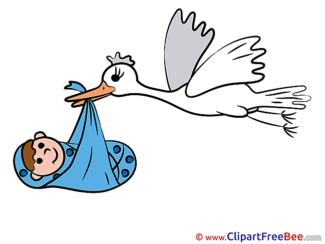 Stork free Cliparts Baby
