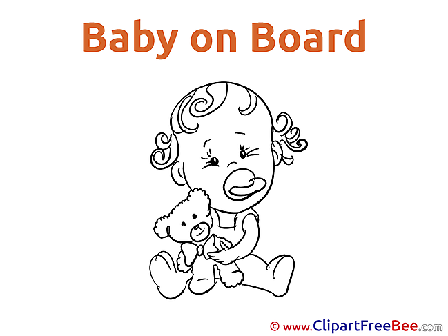Teddy Bear Pics Baby Illustration