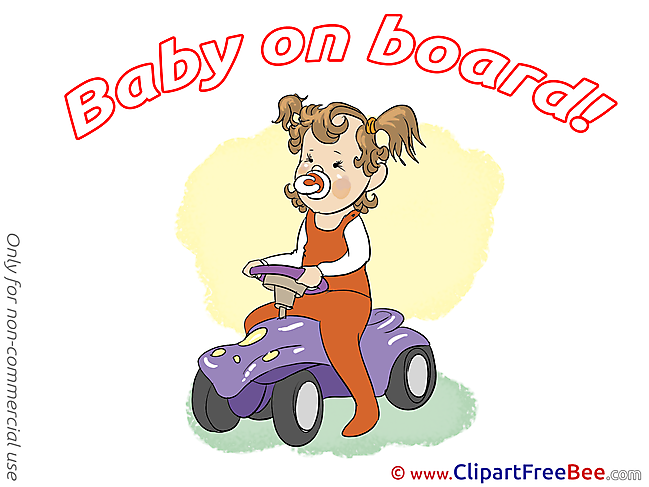 Autocar Clip Art download Baby on board