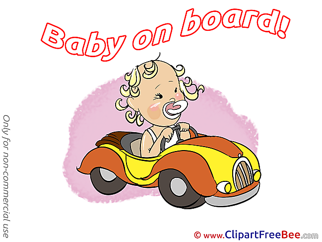 Autocar Pics Baby on board free Image