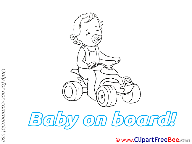 Car Baby on board free Images download