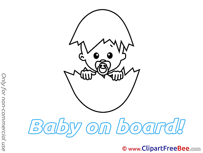 Egg printable Baby on board Images
