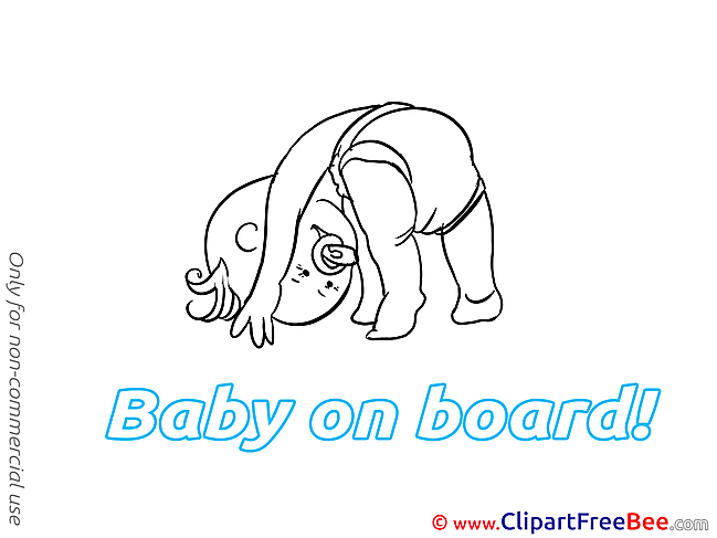 Exercise download Baby on board Illustrations