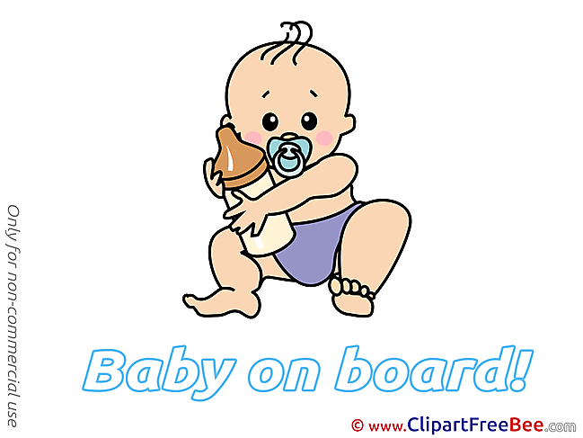 Milk Bottle Clip Art download Baby on board