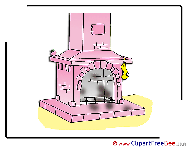 Fireplace Clipart free Illustrations