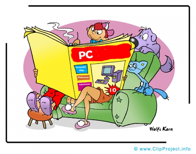 Computer Magazine Clipart Image - Business Clipart Images for free