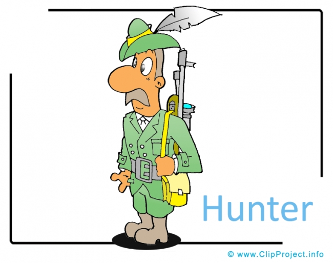 Hunter Clipart Image - Career Clipart Images
