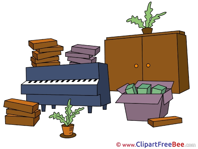 Transportation Piano Plants Cliparts printable for free