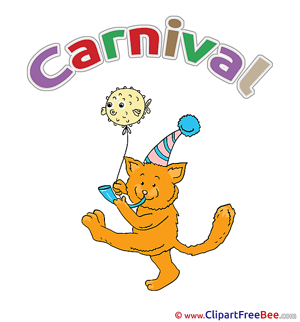 Cat Fish download Carnival Illustrations