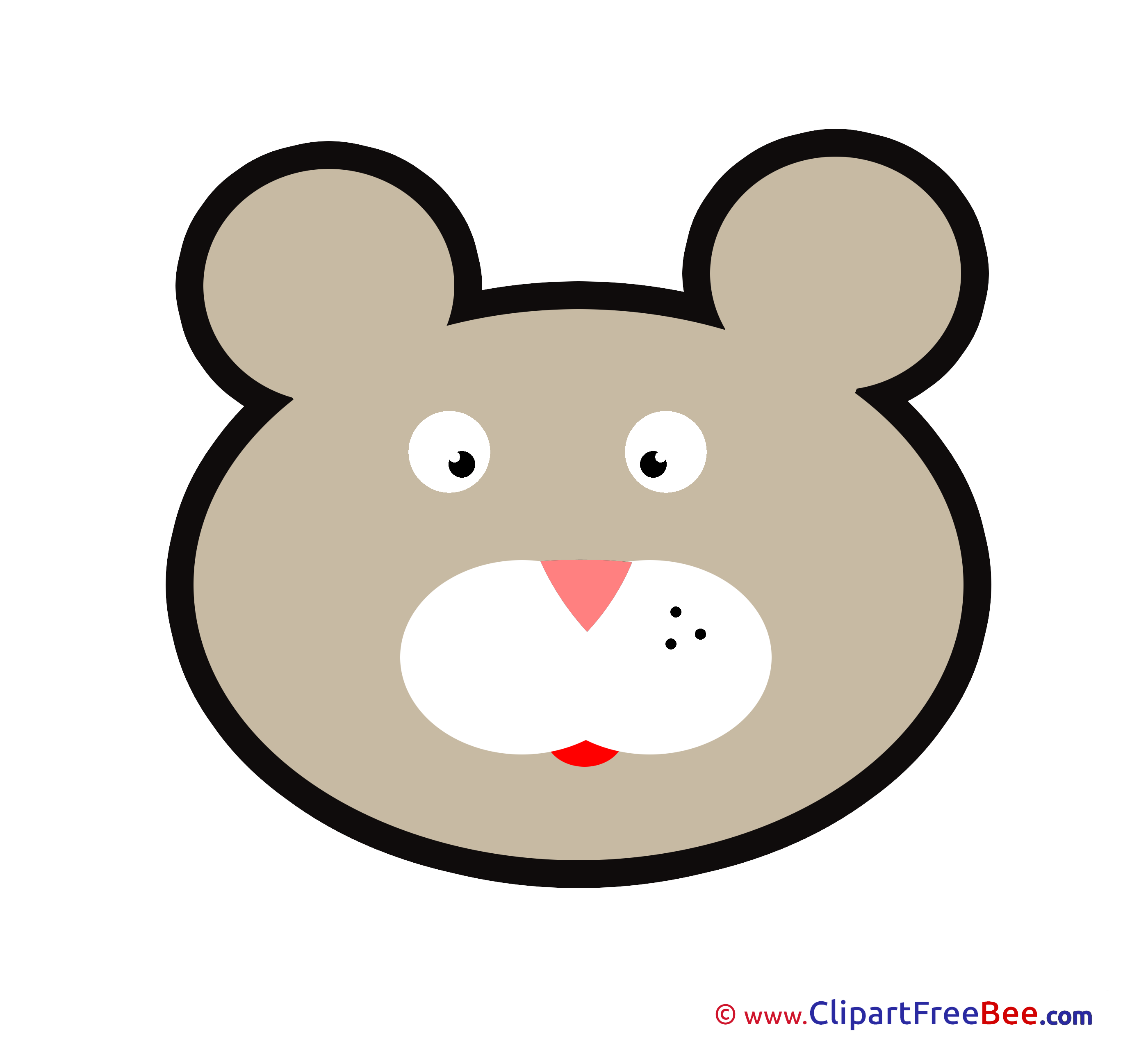 Bear Cliparts printable for free