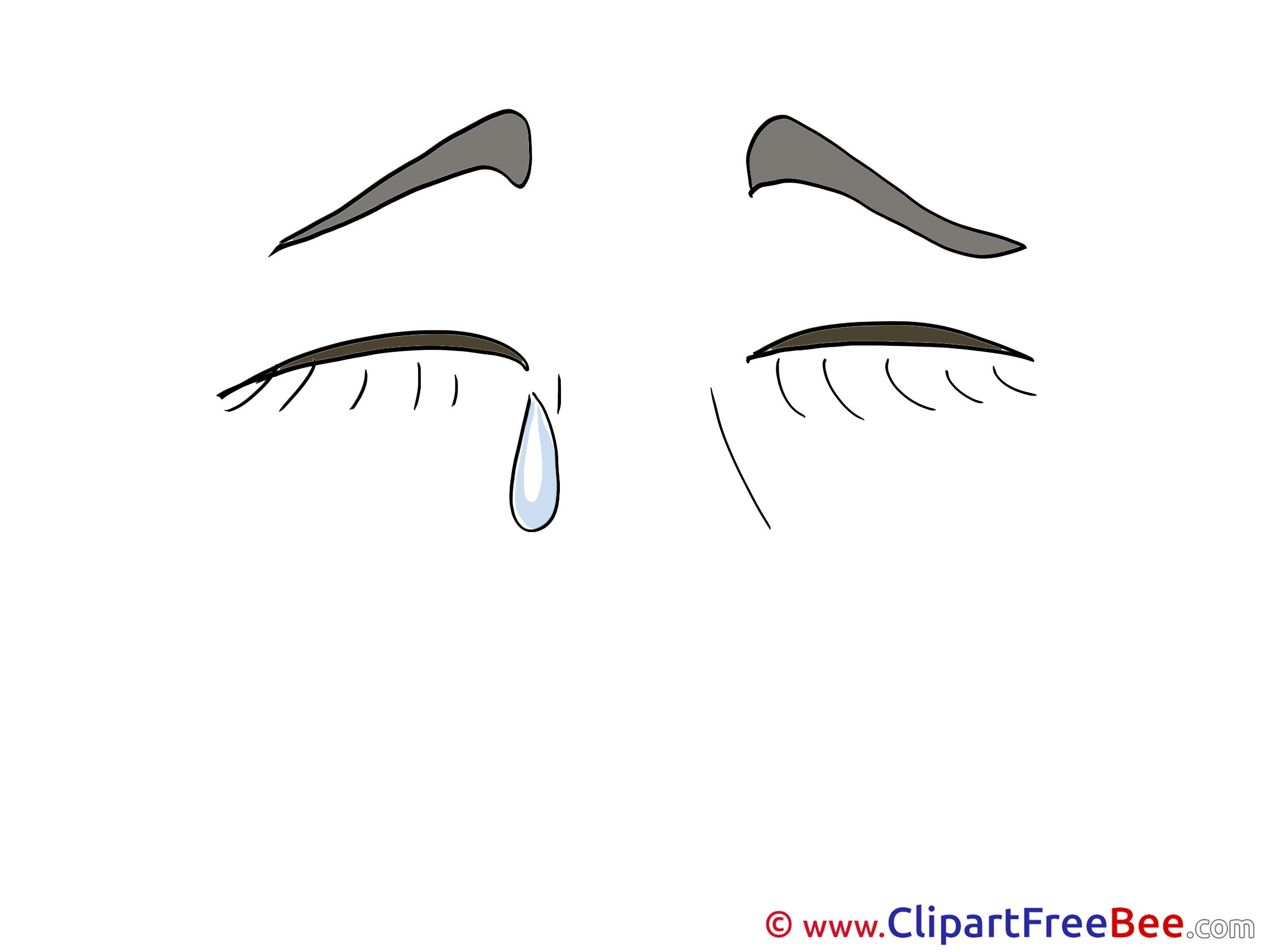Cry Pics printable Cliparts
