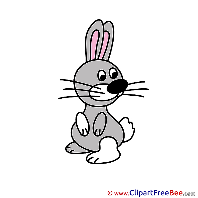 Rabbit Cliparts printable for free