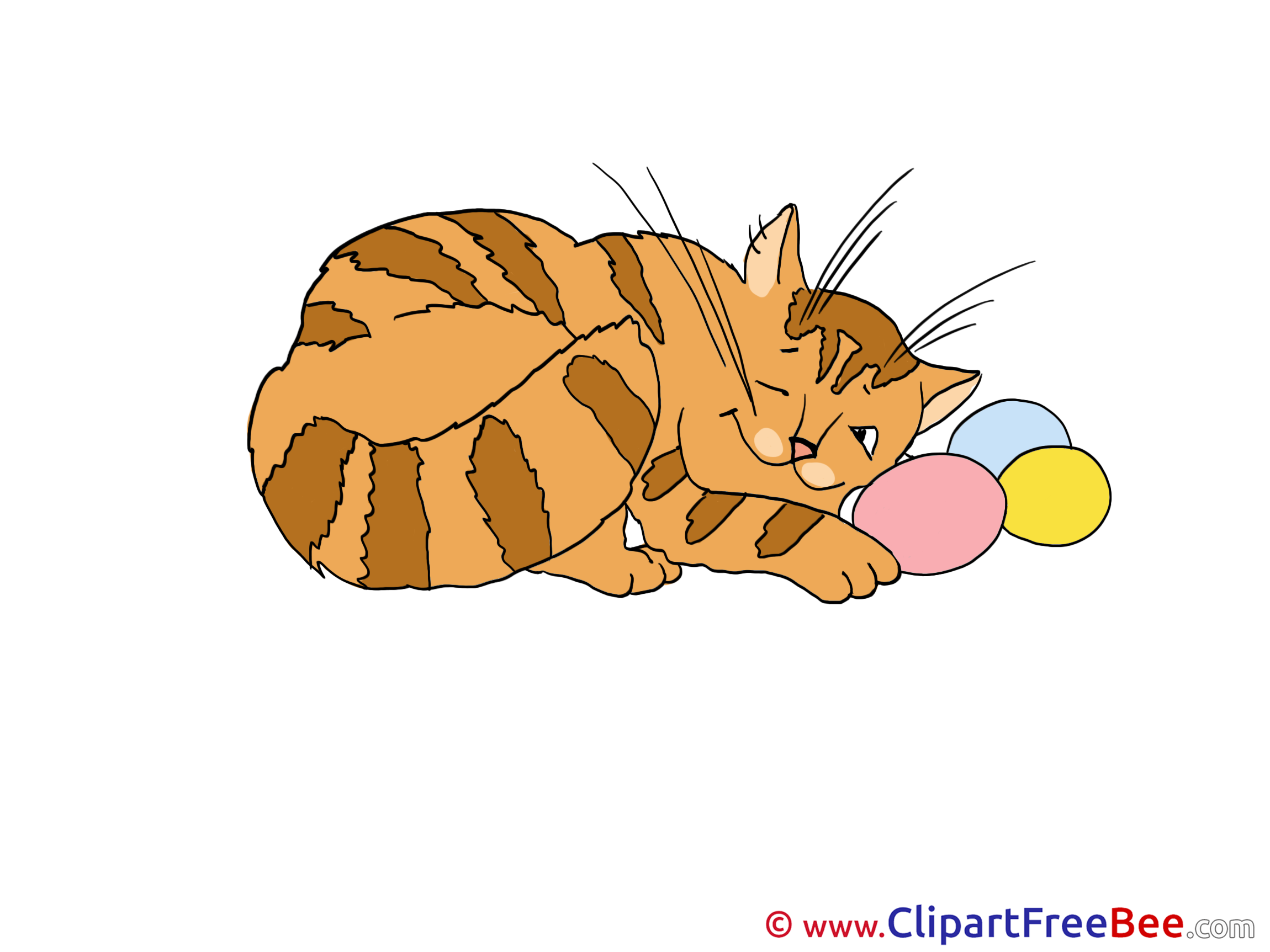 Sleeping Cat printable Images for download