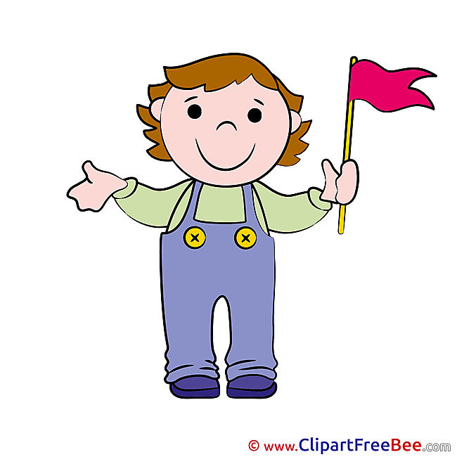 Flag Boy Pics free Illustration
