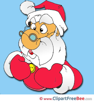 Beard Santa Claus Pics Christmas free Cliparts