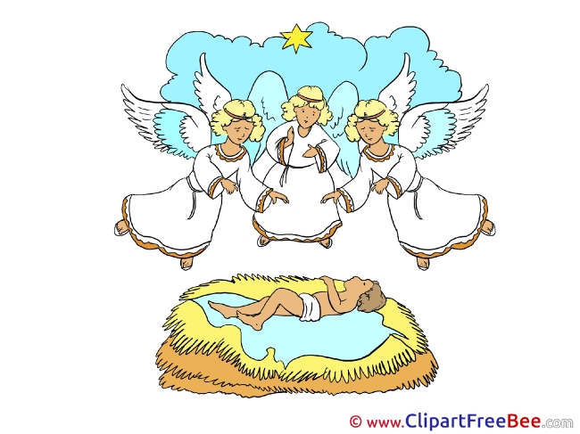 Jesus Angels free Cliparts Christmas