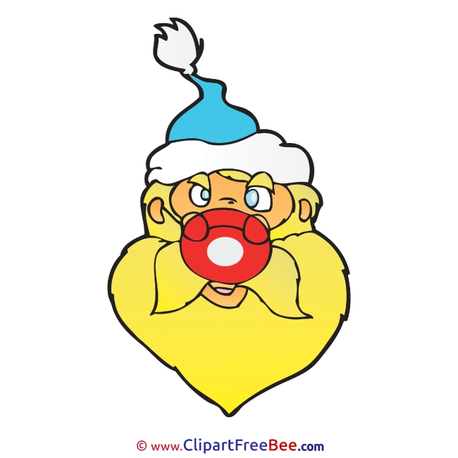 Yellow Santa Pics Christmas free Cliparts