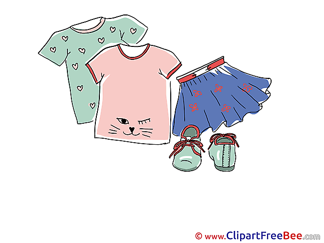 Blue Skirt Boots T-shirts download Clip Art for free
