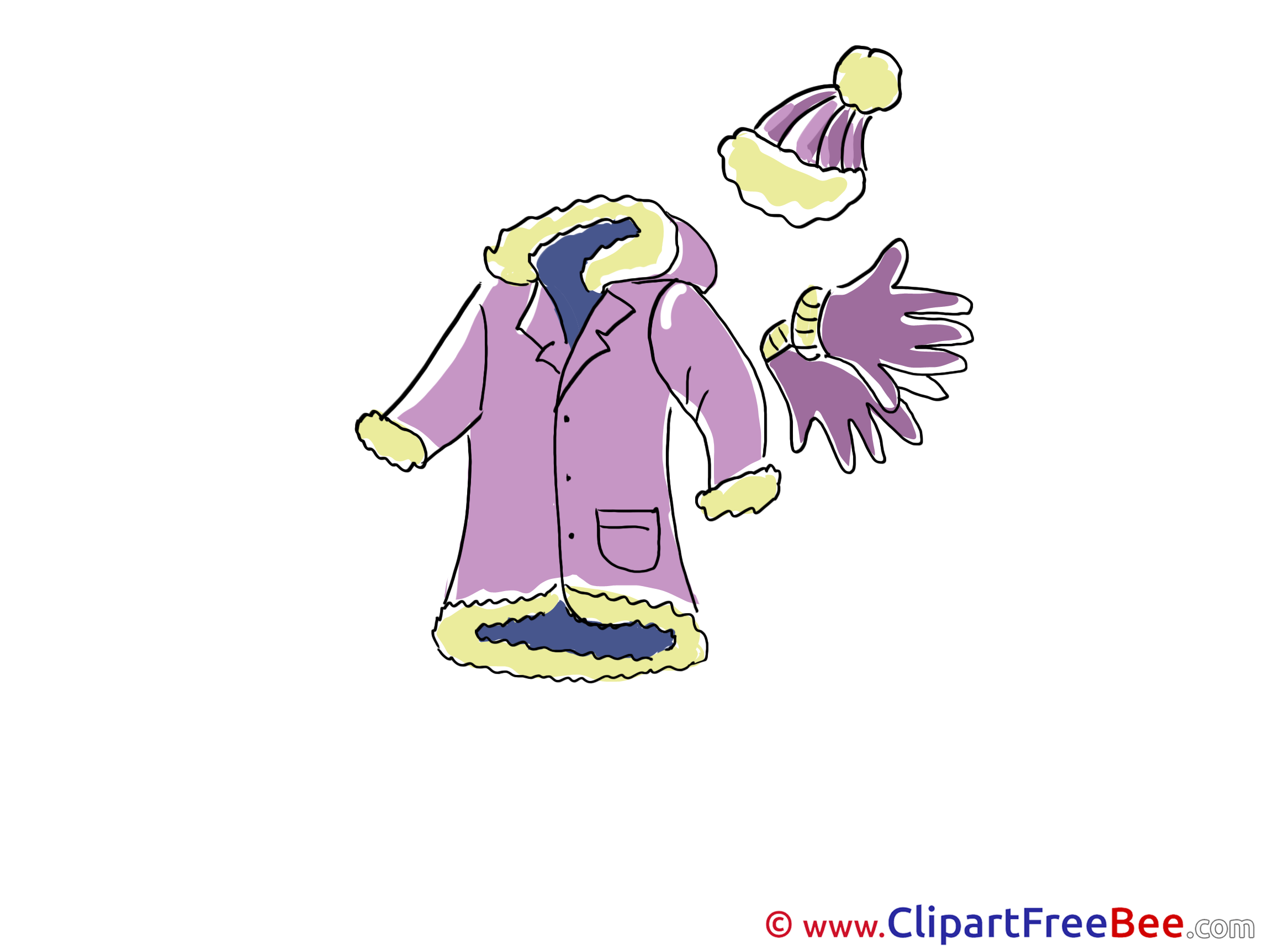 Gloves Coat Hat Clipart free Illustrations