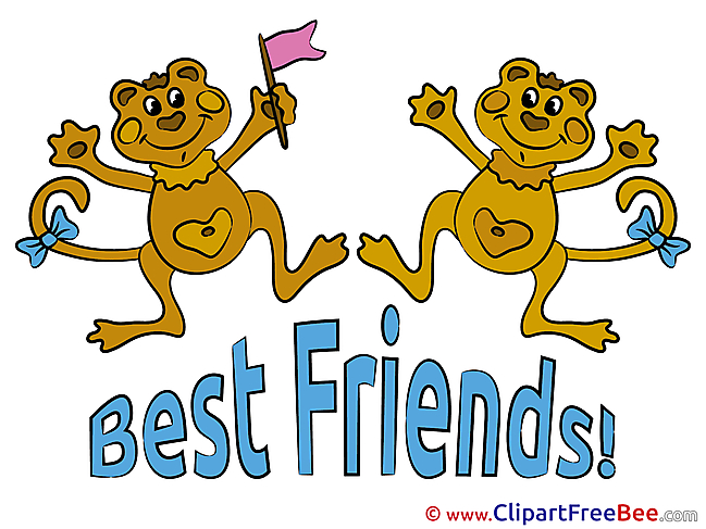 Monkeys free Cliparts Best Friends