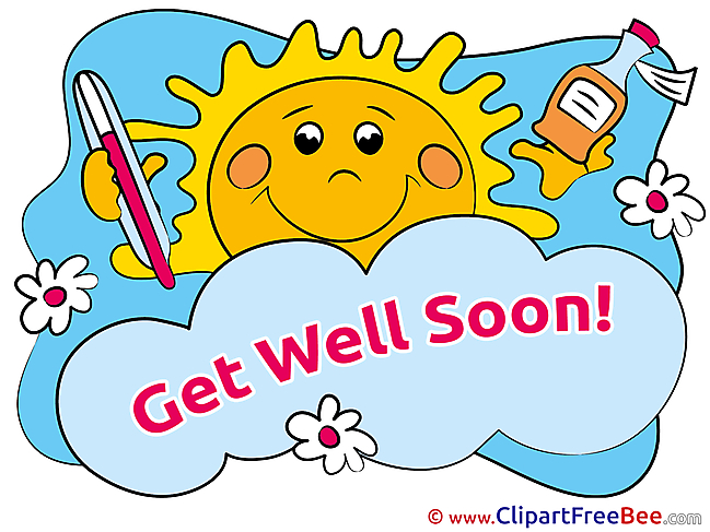 Sun download Get Well Soon Illustrations