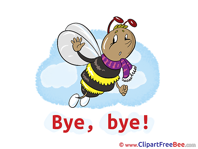 Bee Pics Goodbye Illustration