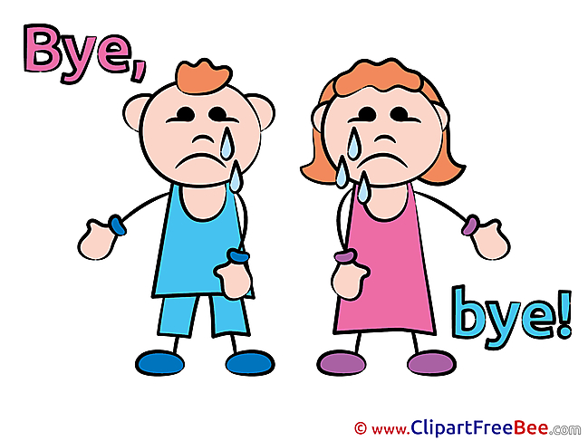 Children download Clipart Goodbye Cliparts