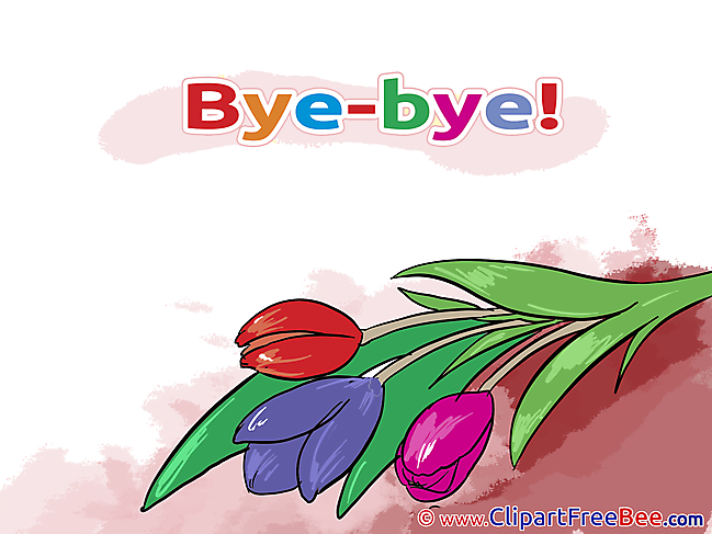 Tulips Goodbye Illustrations for free