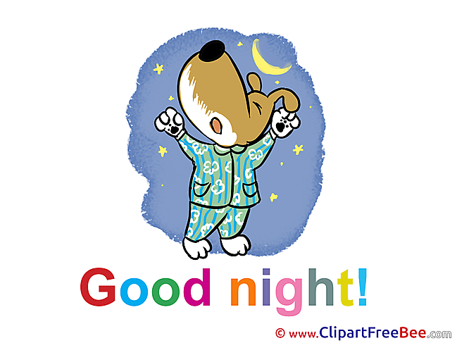 Dog Pajamas Pics Good Night  free Image