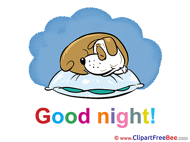 Sleeping Dog Good Night download Illustration