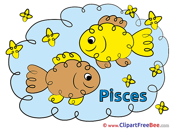 Pisces Cliparts Zodiac for free