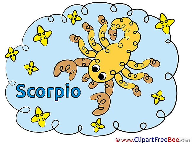 Scorpio download Zodiac Illustrations