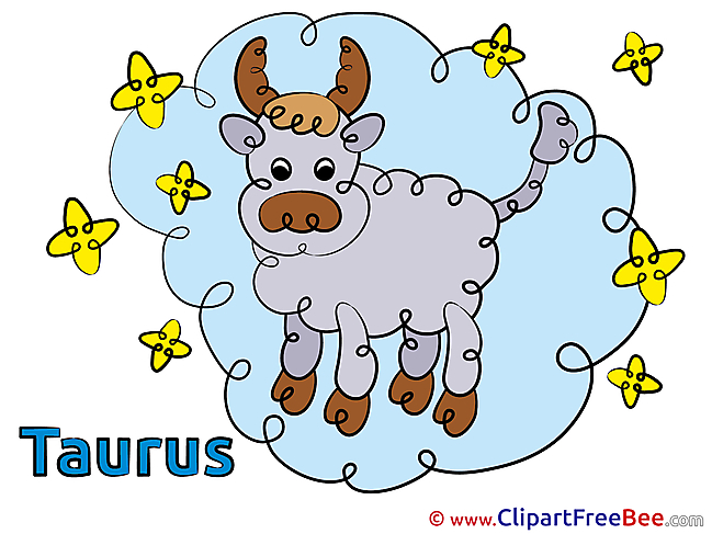 Taurus printable Zodiac Images