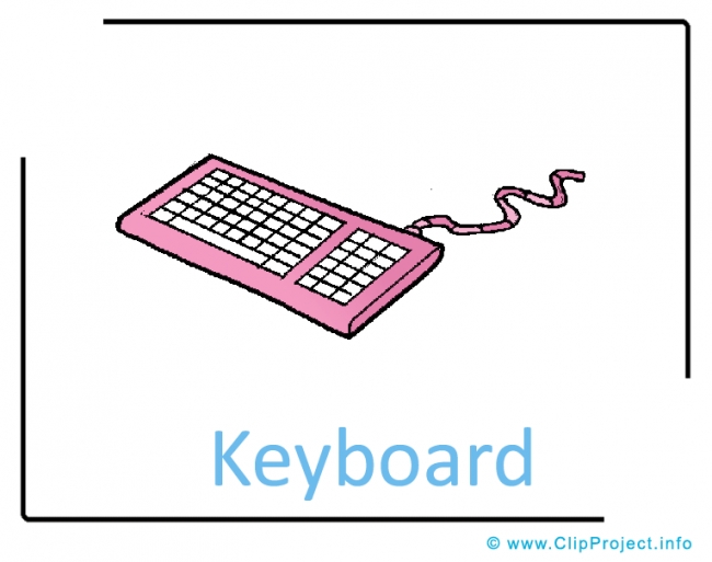 Keyboard Clipart Image free - Computer Clipart Images free