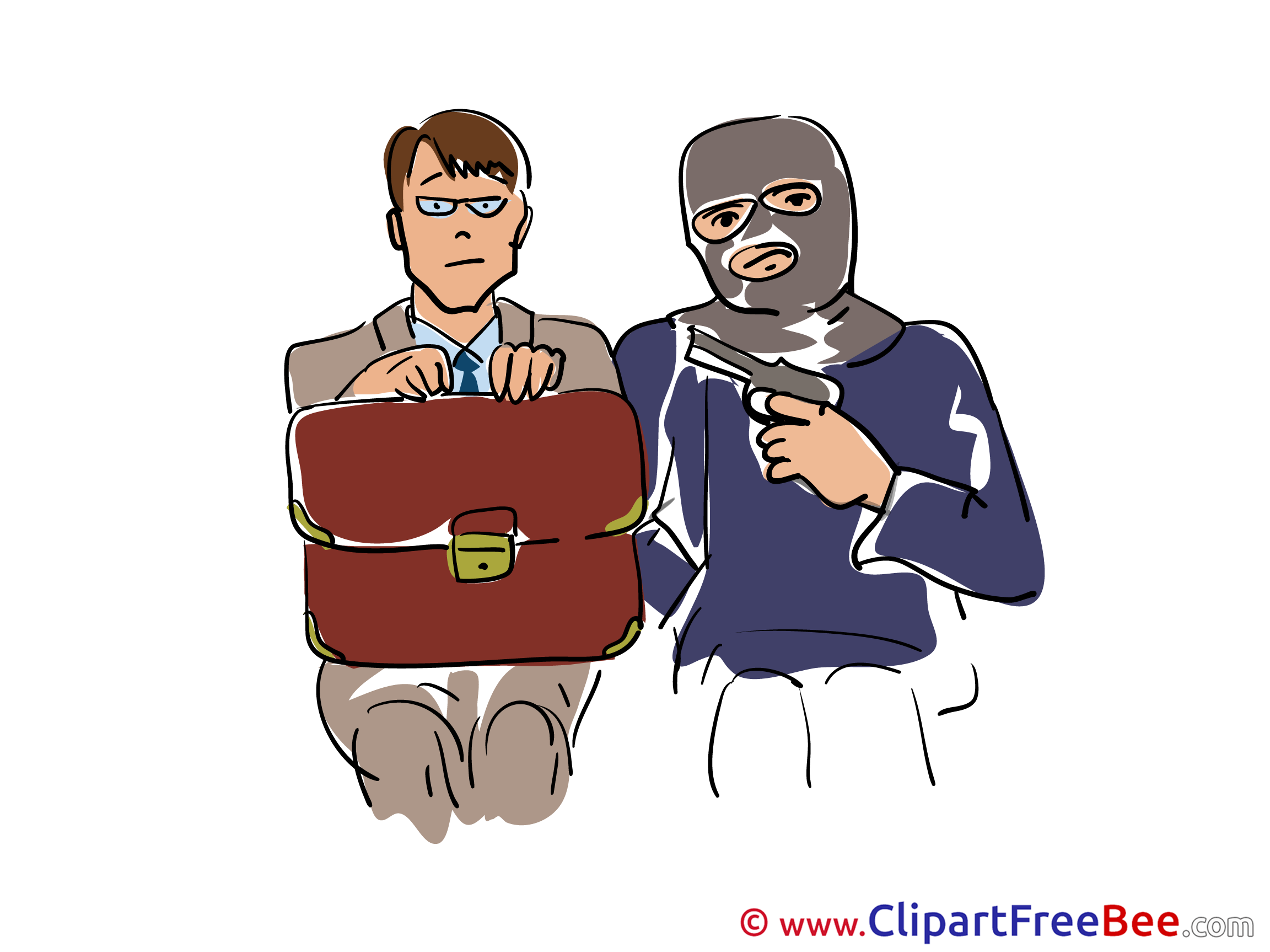 Hostage Bandit Cliparts printable for free