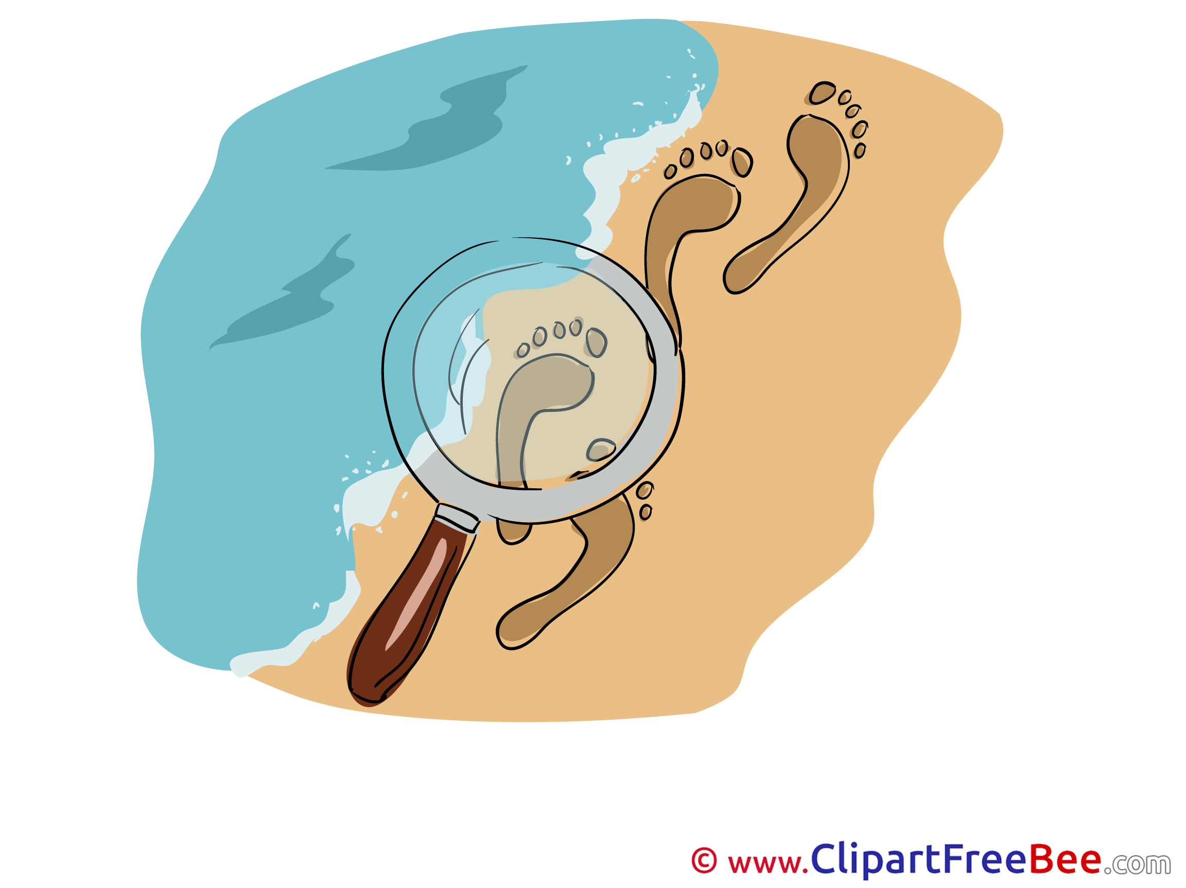 Sand Sea Loupe Clues free printable Cliparts and Images