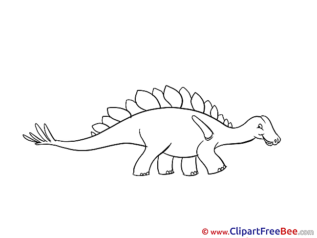 Stegosaurus Clip Art download for free