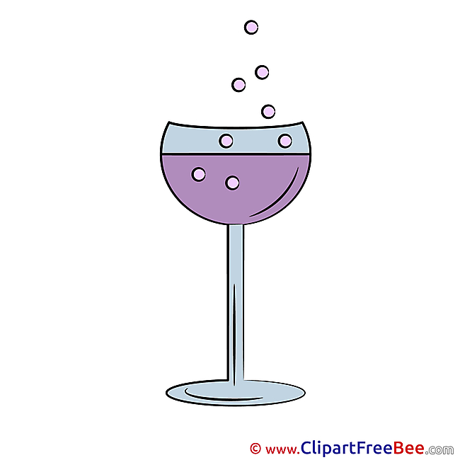 Cocktail Glass printable Illustrations for free