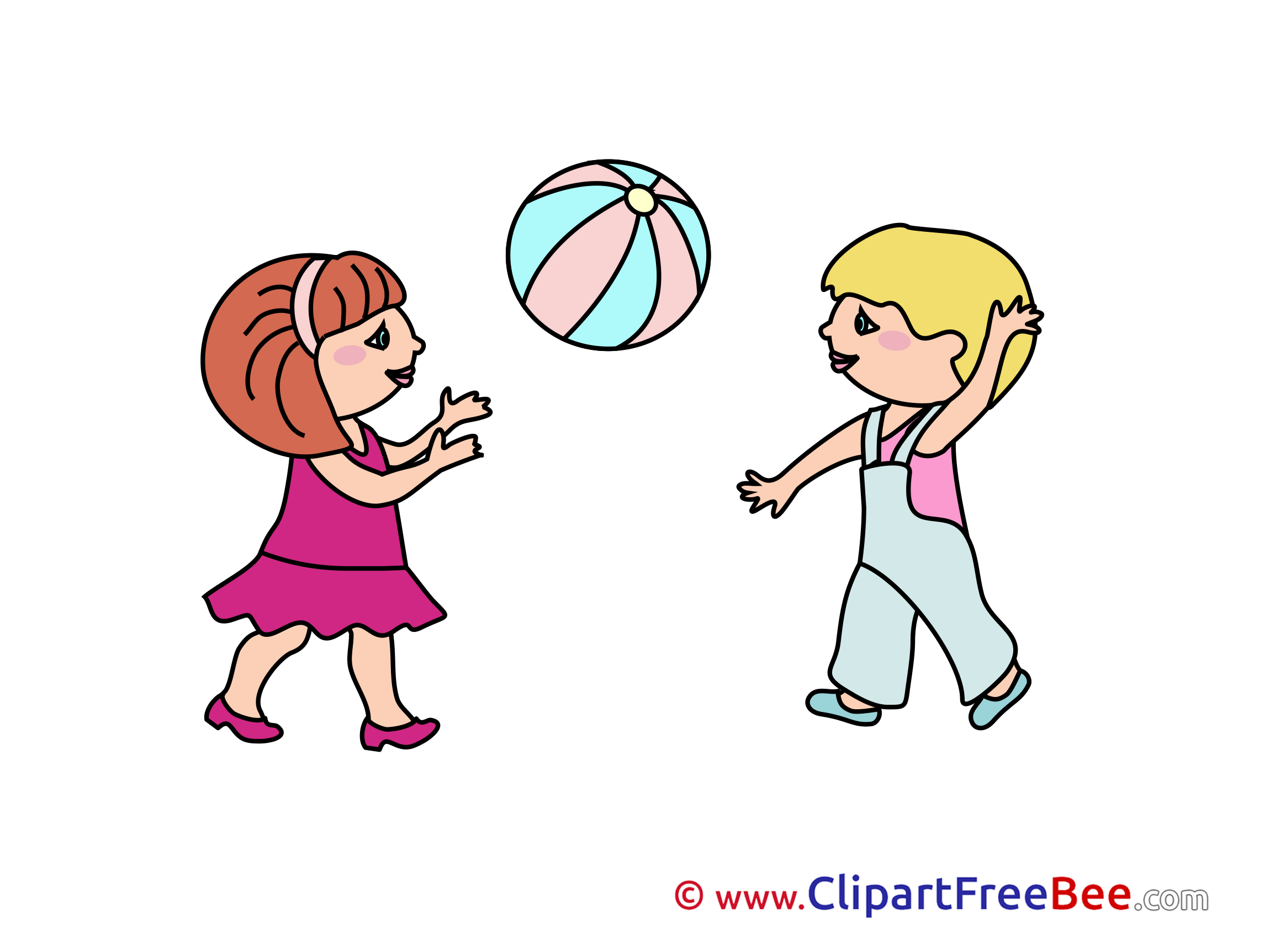 Playing Ball printable Images for download